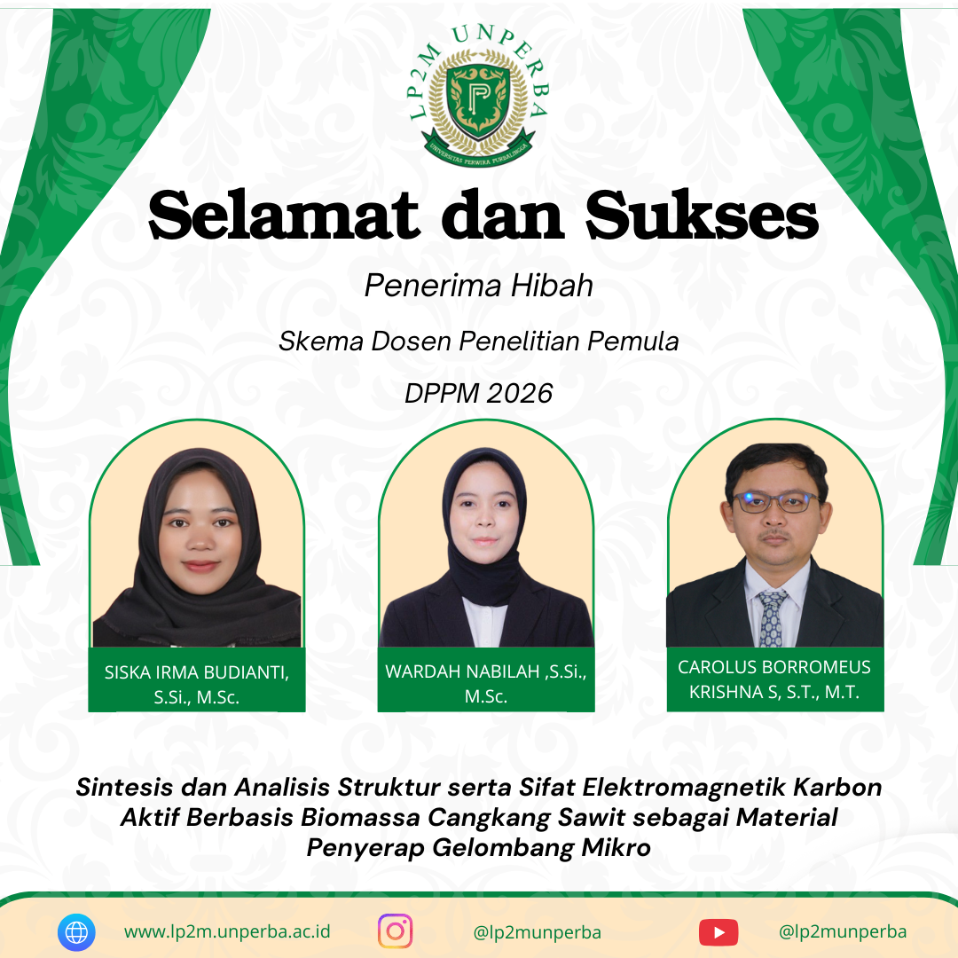 Tiga Dosen UNPERBA Raih Hibah Penelitian DPPM 2026, Angkat Potensi Biomassa Sawit di Purbalingga